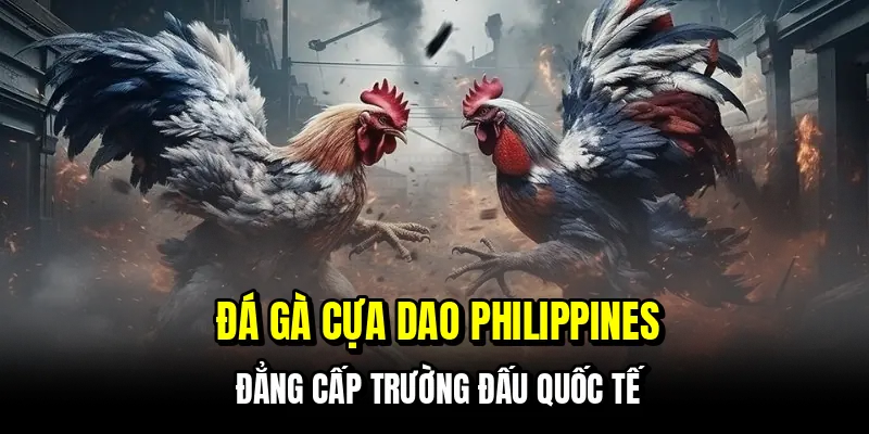 Đá Gà Cựa Dao Philippines – Trường Top, Cược Chuẩn 4 Đá gà cựa dao Philippines - Đẳng cấp trường đấu quốc tế